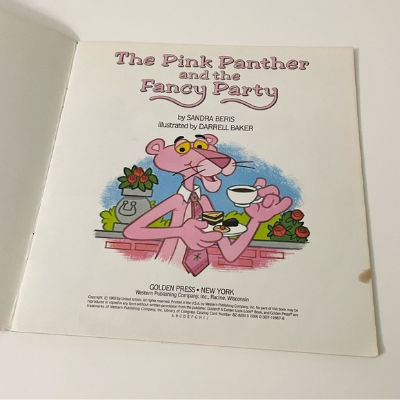 The Pink Panther and the Fancy Party Book A Golden Look Look Book - Picture 10 of 16